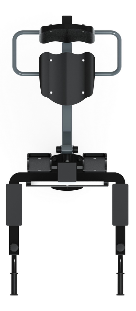 Тренажер уличный ХИПС + МАЯТНИК (серый) СТ 023-13