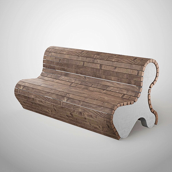 Скамья бетонная С-95