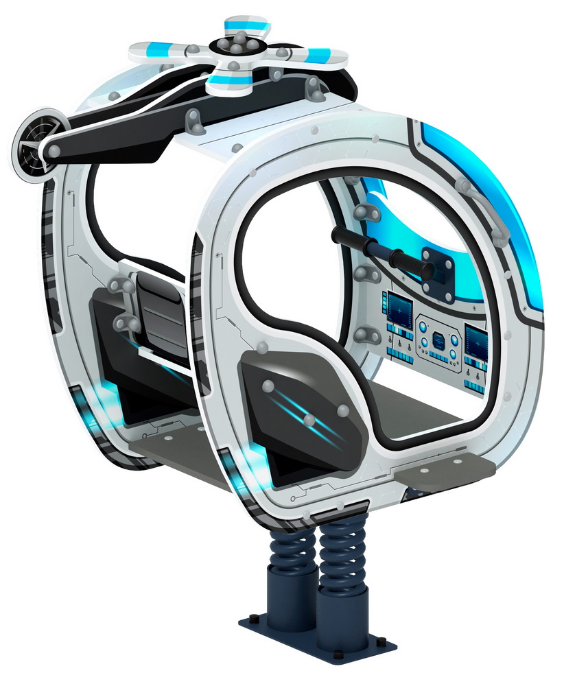 ВЕРТОЛЁТИК качалка на пружине ИО 23.03.04-03