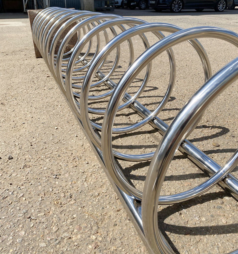 Велопарковки из нержавеющей стали