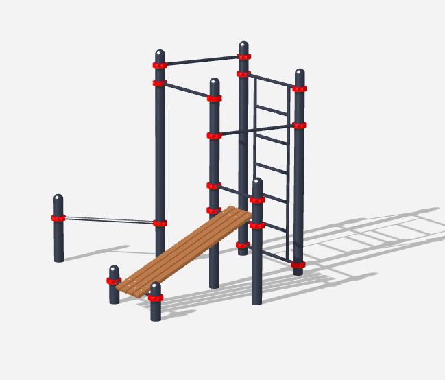 Уличный атлетический комплекс ВОРКАУТ 17 (108)