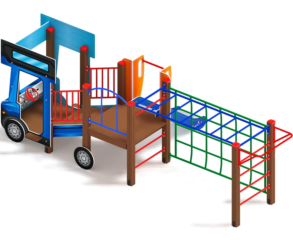 ГРУЗОВИЧОК детский игровой комплекс ДИК 1.03.2.03 (H=750)