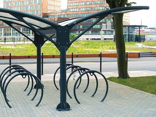 Велопарковка с навесом НИКА