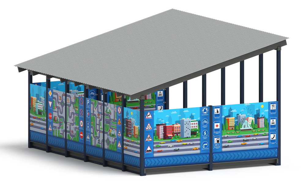 Теневой навес (ДПС) МФ 71.6.4-14