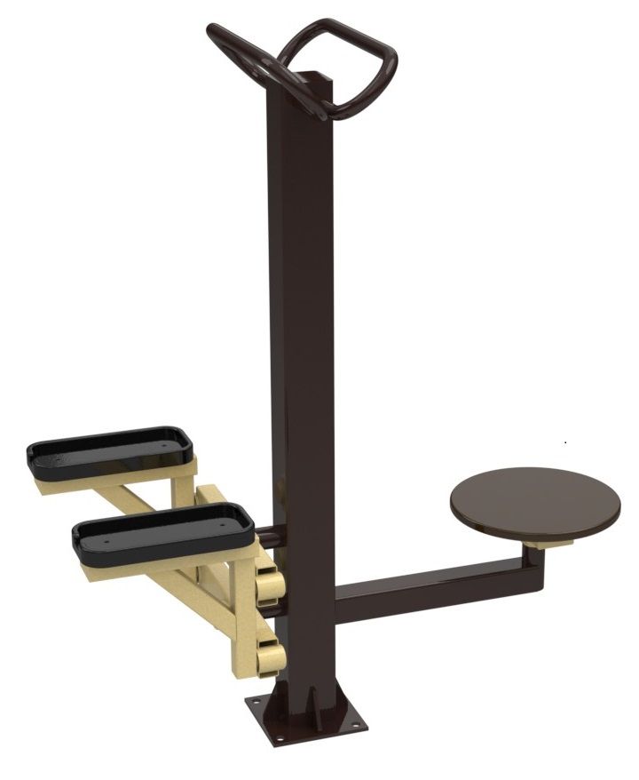 Уличный тренажер Твистер стоя + Степ Air Gym YT56