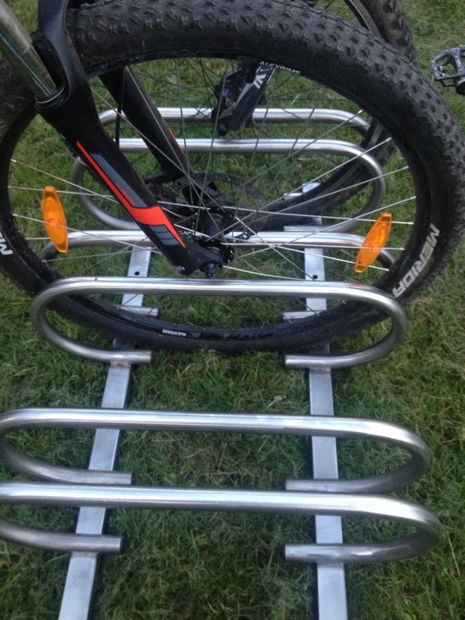 Велопарковка Air Gym ВП 7-1 из нержавеющей стали