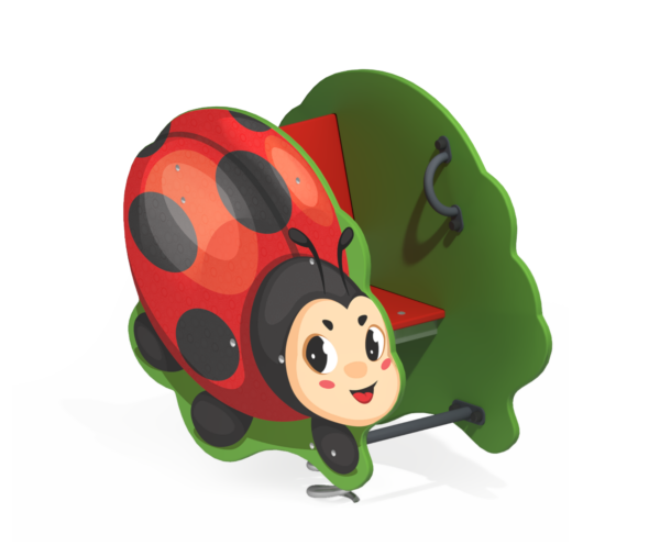 Качалка на пружине для детской площадки Божья коровка КБ-73