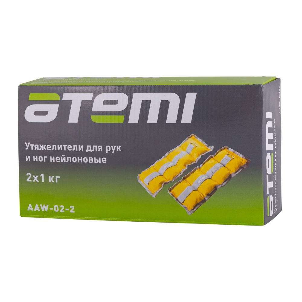 Утяжелители нейлоновые Atemi 1 кг, 2 шт