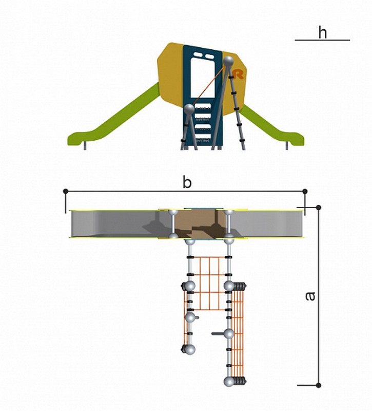 Детский спортивно-игровой комплекс Romana 057.48.00