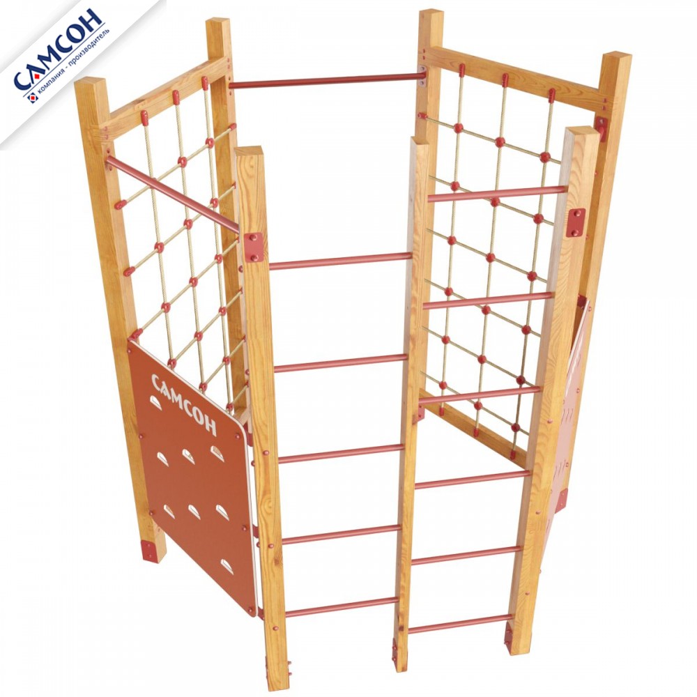 Детский спортивный комплекс ФИДЖИ Самсон (лак сосна, лак венге)