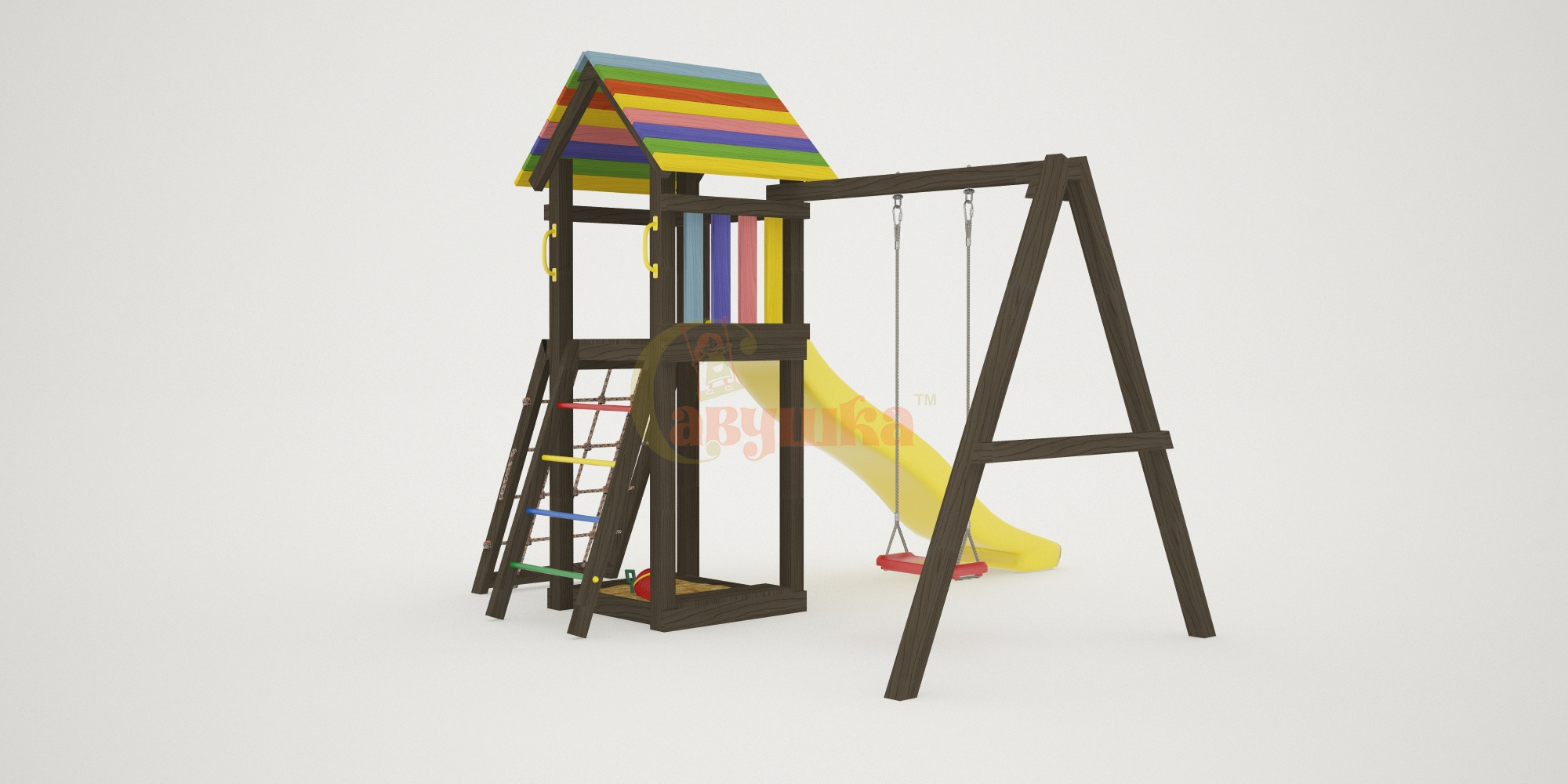 Детская площадка Савушка Мастер-7 (Brown Color)