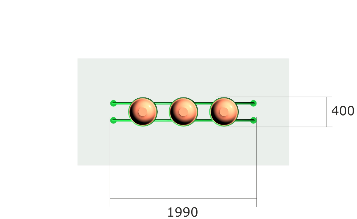 Цветочница парковая ZION ЦВ-6 (СП153)