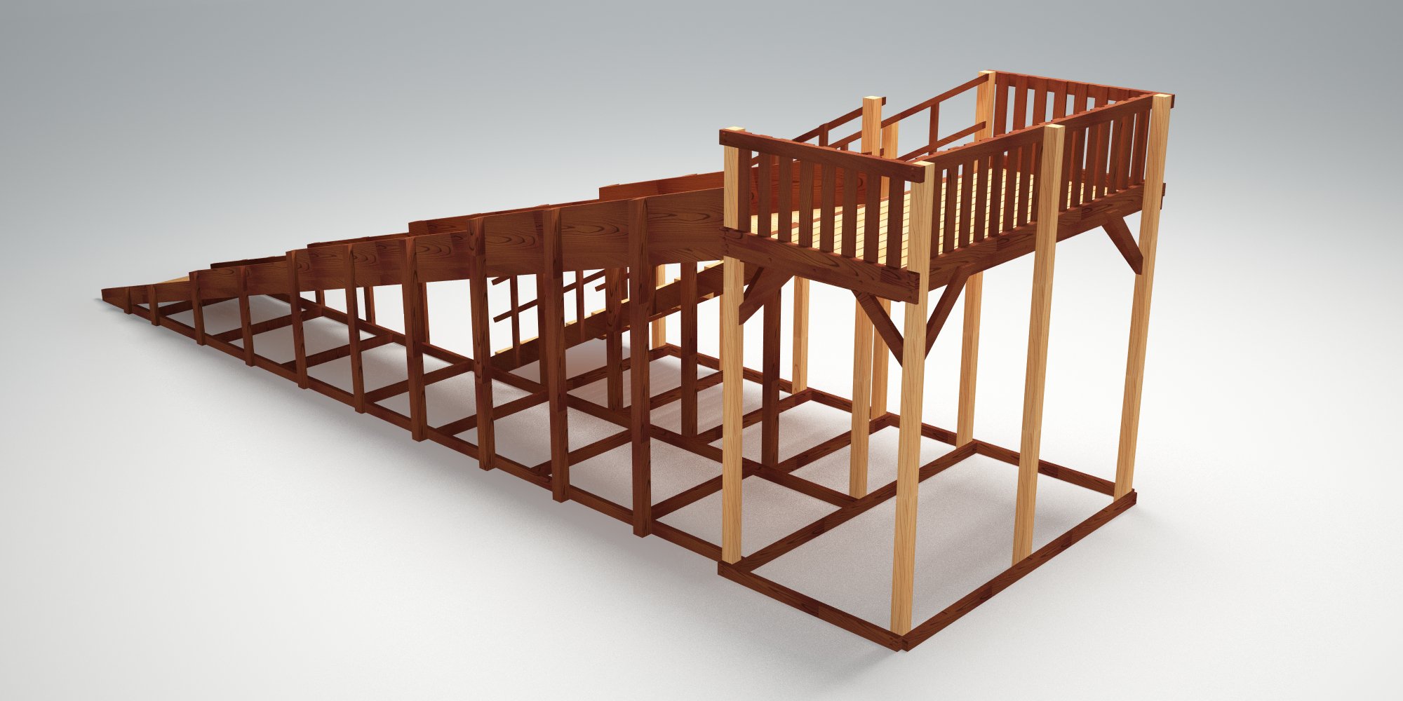 Зимняя горка ЗИМА 8 Савушка (скат 9 м)