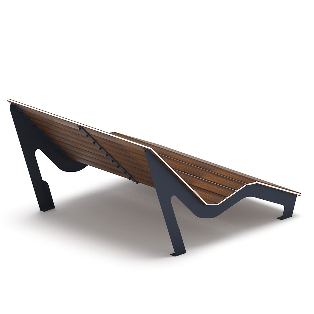 Шезлонг парковый (Темный дуб) МФ 42.03.01-20