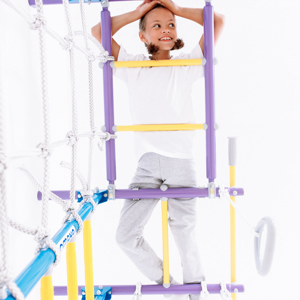 Домашний спортивный комплекс S7 Romana (01.31.7.06.410.05.00-68) сиренево/голубой