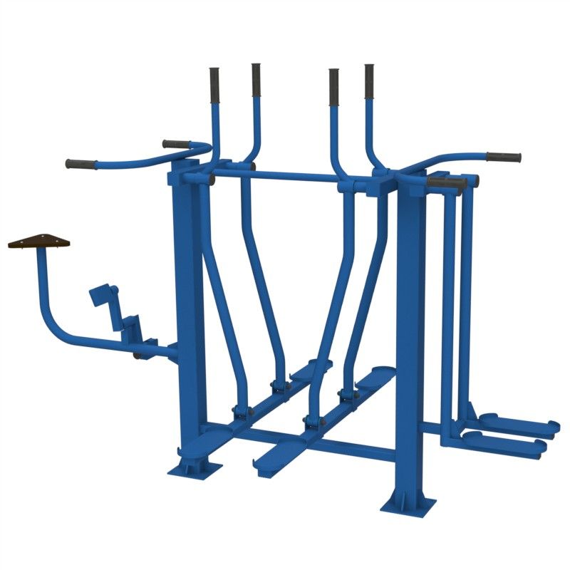 Уличный тренажер Лыжники + Велосипед + Разведение ног  Air-Gym YT35