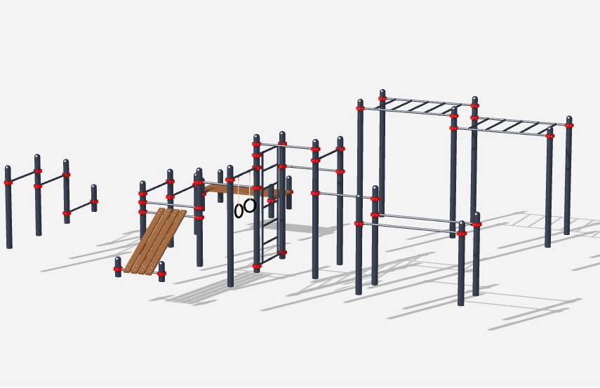 Уличный атлетический комплекс ВОРКАУТ 35 (89)