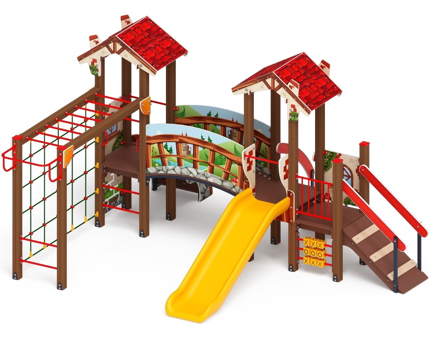 В ГОСТЯХ У СКАЗКИ детский игровой комплекс ДИК 1.05.01-26 (H=900)
