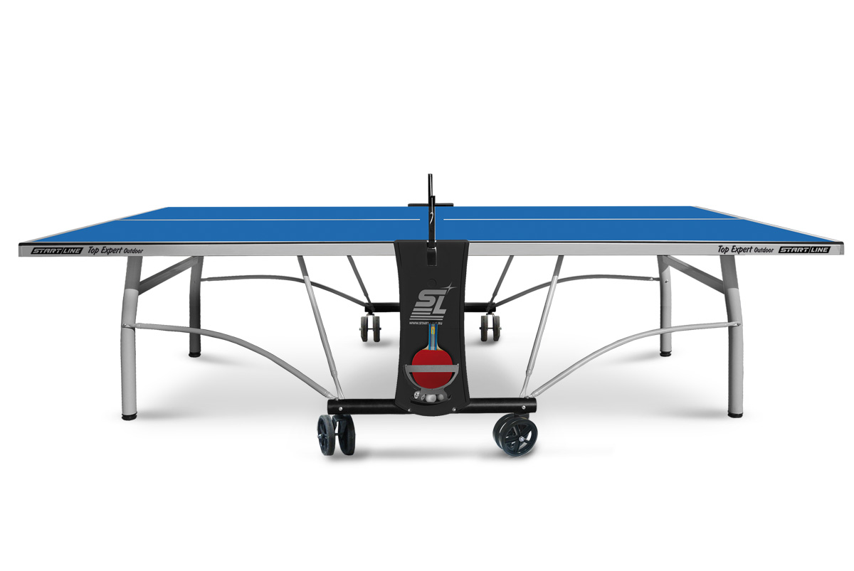 Теннисный стол START LINE Top Expert Outdoor blue, с сеткой