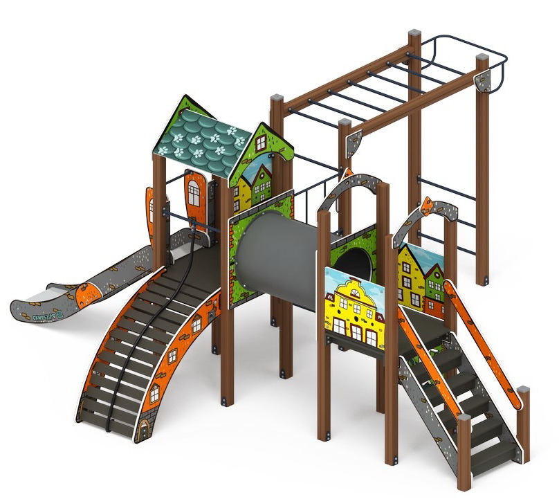 РАДА (Город) детский игровой комплекс ДИК 2.01.2.08-21 (Н=1200)