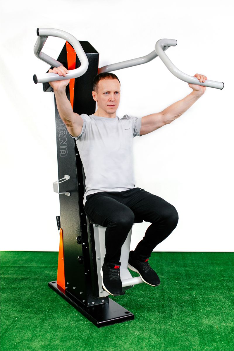 Тренажер уличный ЖИМ ОТ ГРУДИ  Romana 207.19.10
