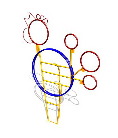 Мишень для бросания мяча ZION Петушок (СЭ137)