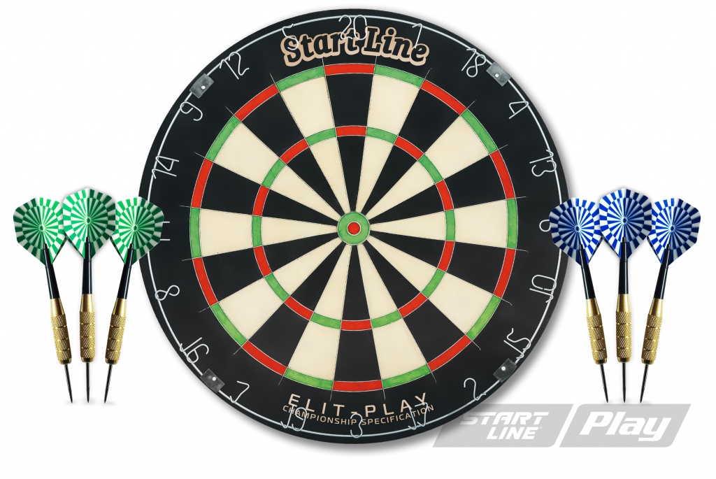 Дартс, комплект START LINE Elit-Play