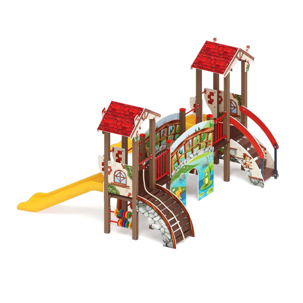 В ГОСТЯХ У СКАЗКИ детский игровой комплекс ДИК 1.05.01-20 (H=900)