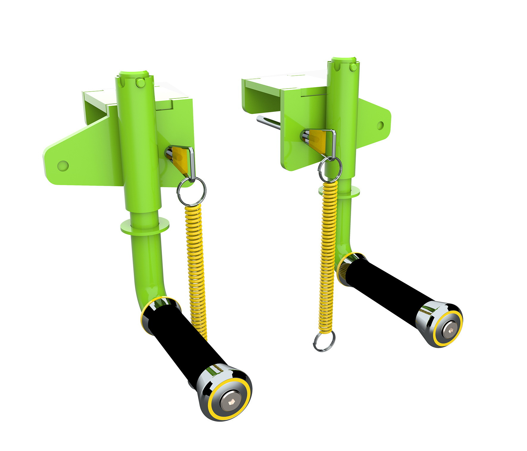 Турник мобильный, с регулировкой хвата (пара) неопрен