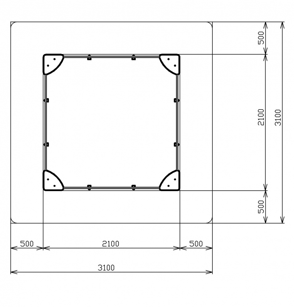 Песочница БОЛЬШАЯ (ракушки) ИО 5.01.03-01