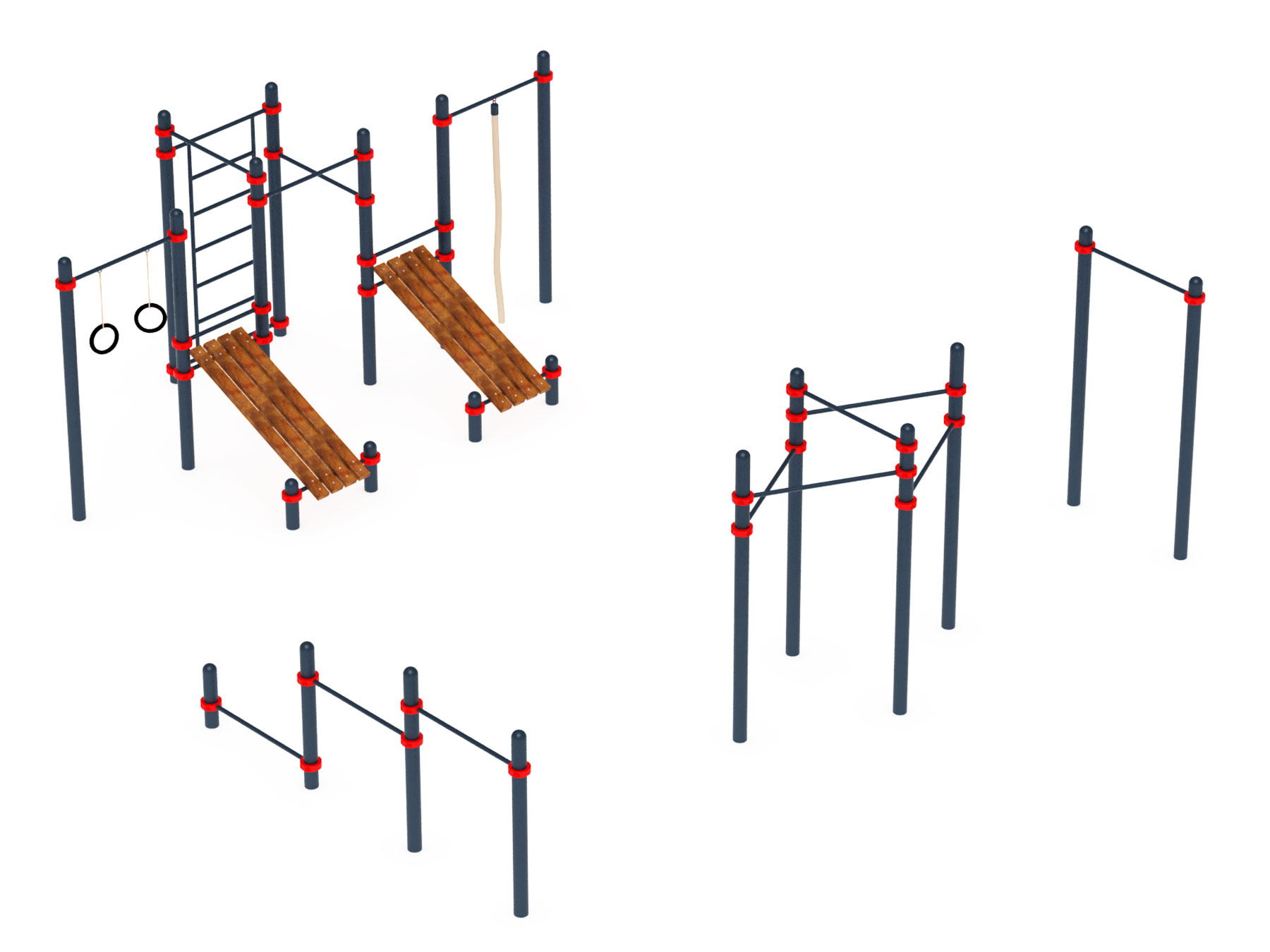 Уличный атлетический комплекс ВОРКАУТ 36 (108)