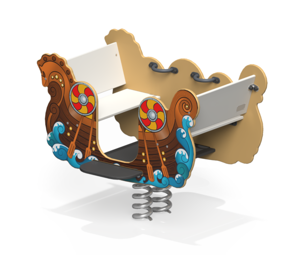 Качалка на двойной пружине для детской площадки Ладья КБ-11.1