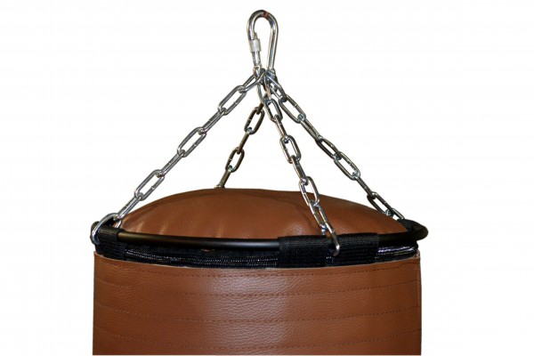 Боксерский мешок РОККИ кожаный (1 сорт) 100х40 см