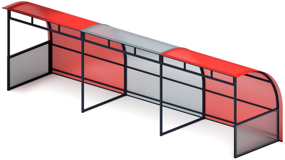 Теневой навес для колясок (3 секции) МФ 743.01