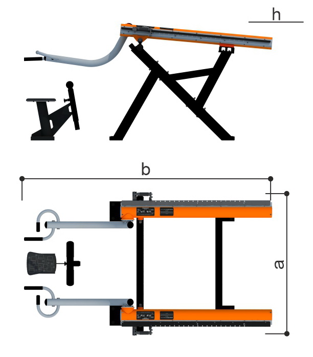 Уличный тренажер ТРИЦЕПС Romana 211.06.00