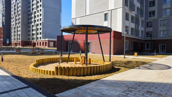 Песочница для детской площадки Столбики ПС-111