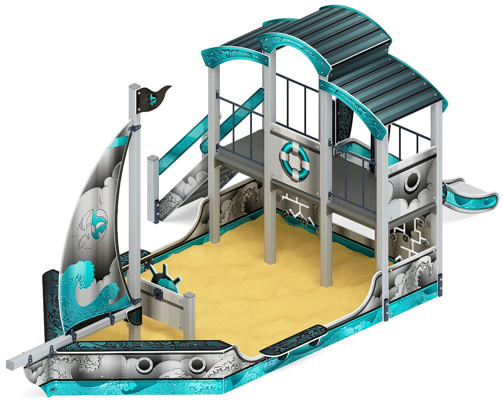 ПАРУСНИК детский игровой комплекс ДИК 2.03.3.01-05 (H=1200)