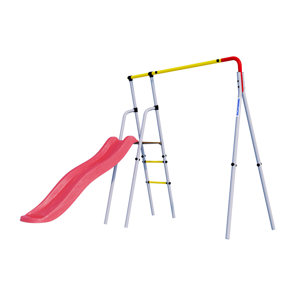 Спортивно-игровой комплекс ROMANA Лето R.103.01.04 ( + Качели пластиковые 1.Д-26.01 + дополнение 1.Д-26.06)