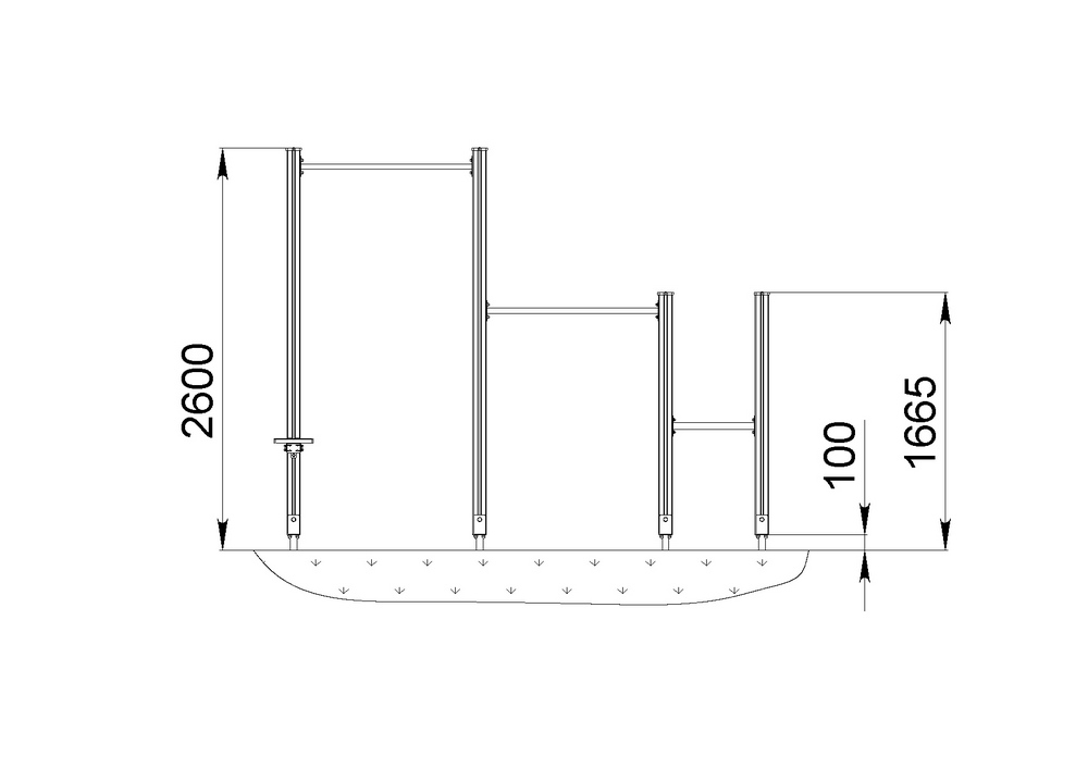Уличный спортивный комплекс START LINE Fitness № 10