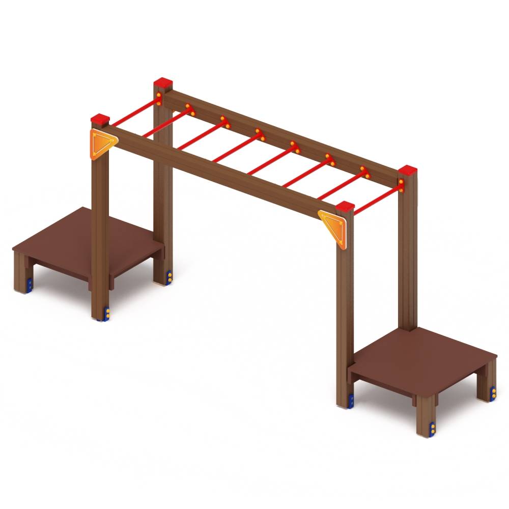 Спортивная серия детской площадки для младшего возраста СК 1.01.13