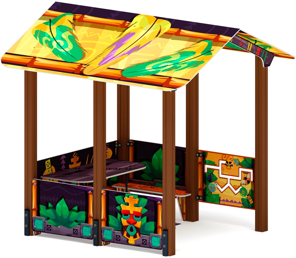 ДОМИК БОЛЬШОЙ 2 (Майя) для детской площадки МФ 10.01.08-03