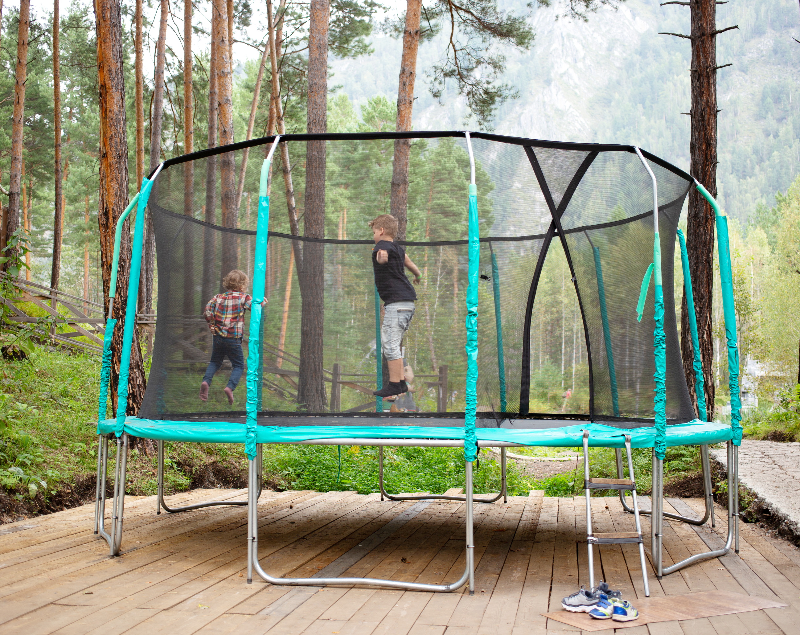 Батут с сеткой (3 метра)