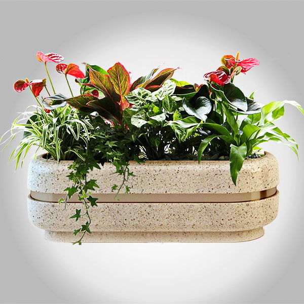 Цветочница бетонная КРИСТИНА Ц-38