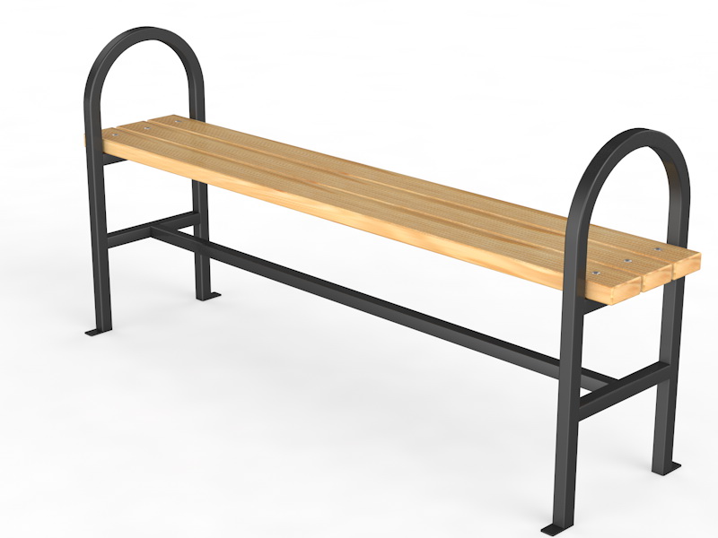 Уличная скамейка без спинки (14.6.400)