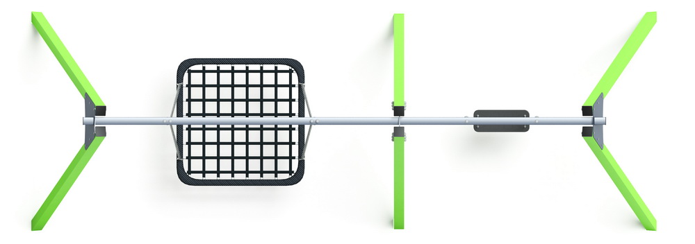 Качели М2 двойные ИО 12.06.03.01-02 (зеленые)