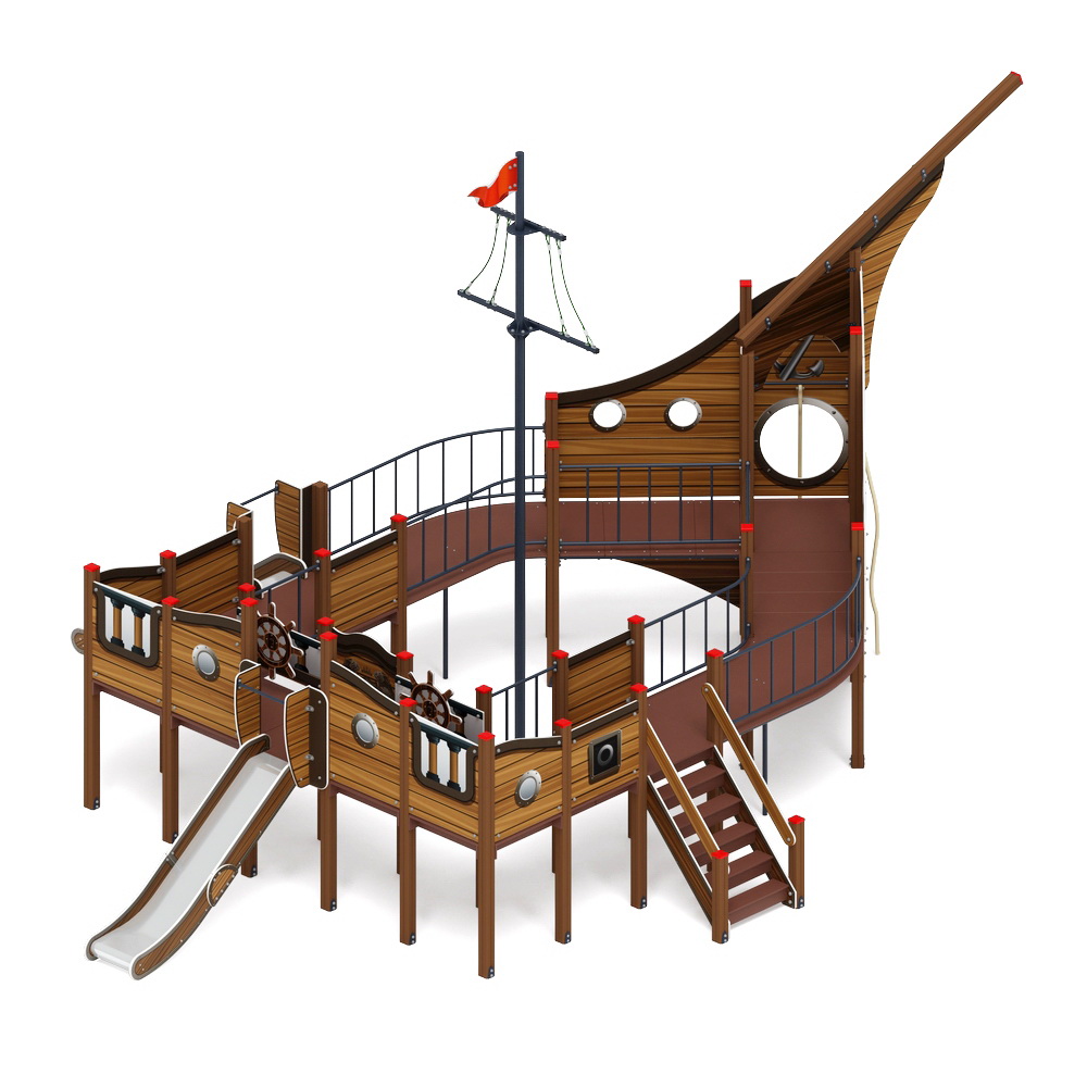 ФРЕГАТ (малый) детский игровой комплекс ДИК 2.03.3.04-05 (H=1200)
