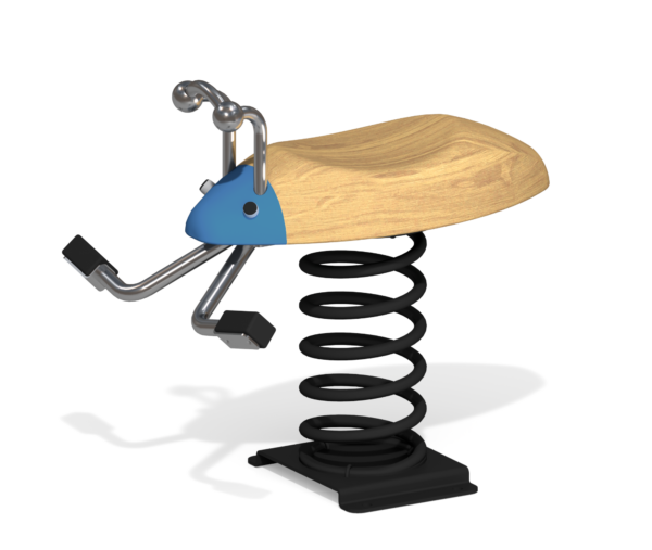 Качалка на пружине для детской площадки Лесной жук КБ-84