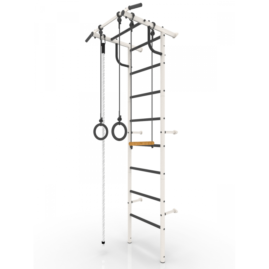 Шведская стенка Роки-1 (бело-черный)