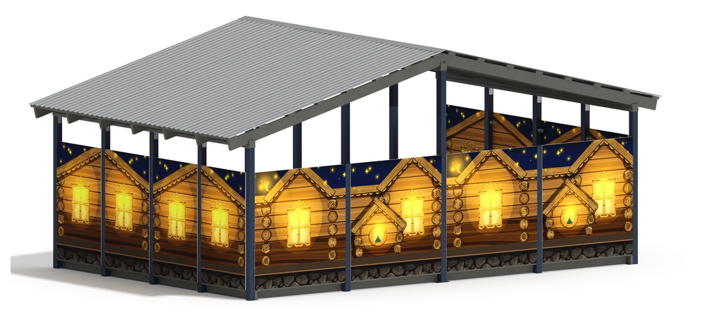 Теневой навес (Эко) МФ 70.6.4-02