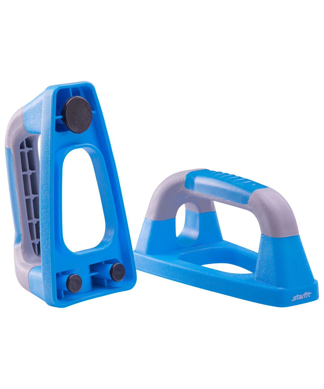 Упоры для отжиманий «Утюжки» BA-303, синие/серые